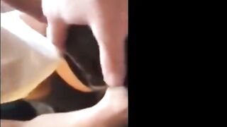 Hot British Chav Has Threesome