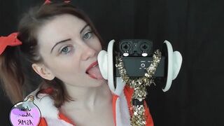 Jodie Marie ASMR Mrs Claus Ear licking & Kisses Video