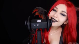 ASMR KittyKlaw lewd Demon Ear Licking Patreon Video