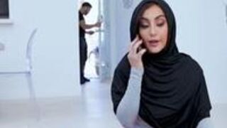 Hijab Repressed Babe Gets Rough Fuck